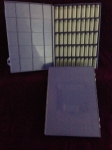 Tray, blue, 3 dram Vials, no Labels