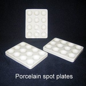 Spot Plate, Porcelain - 12 Cavity